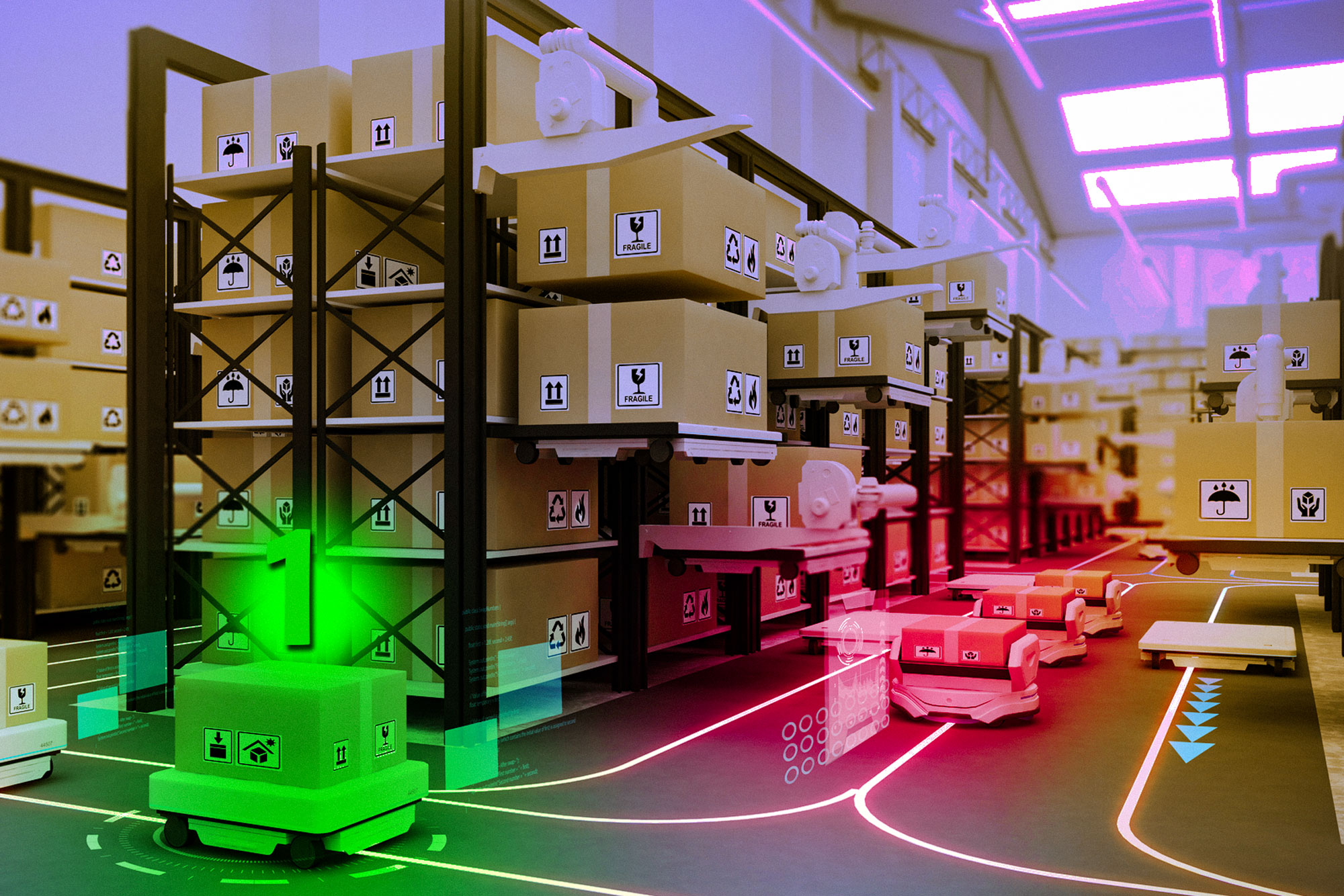 AI Cuts Warehouse Robot Congestion by 25%