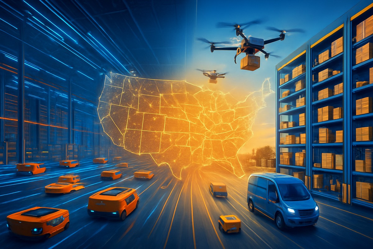 AI Logistics Race: Amazon & Walmart Drive One-Hour Delivery