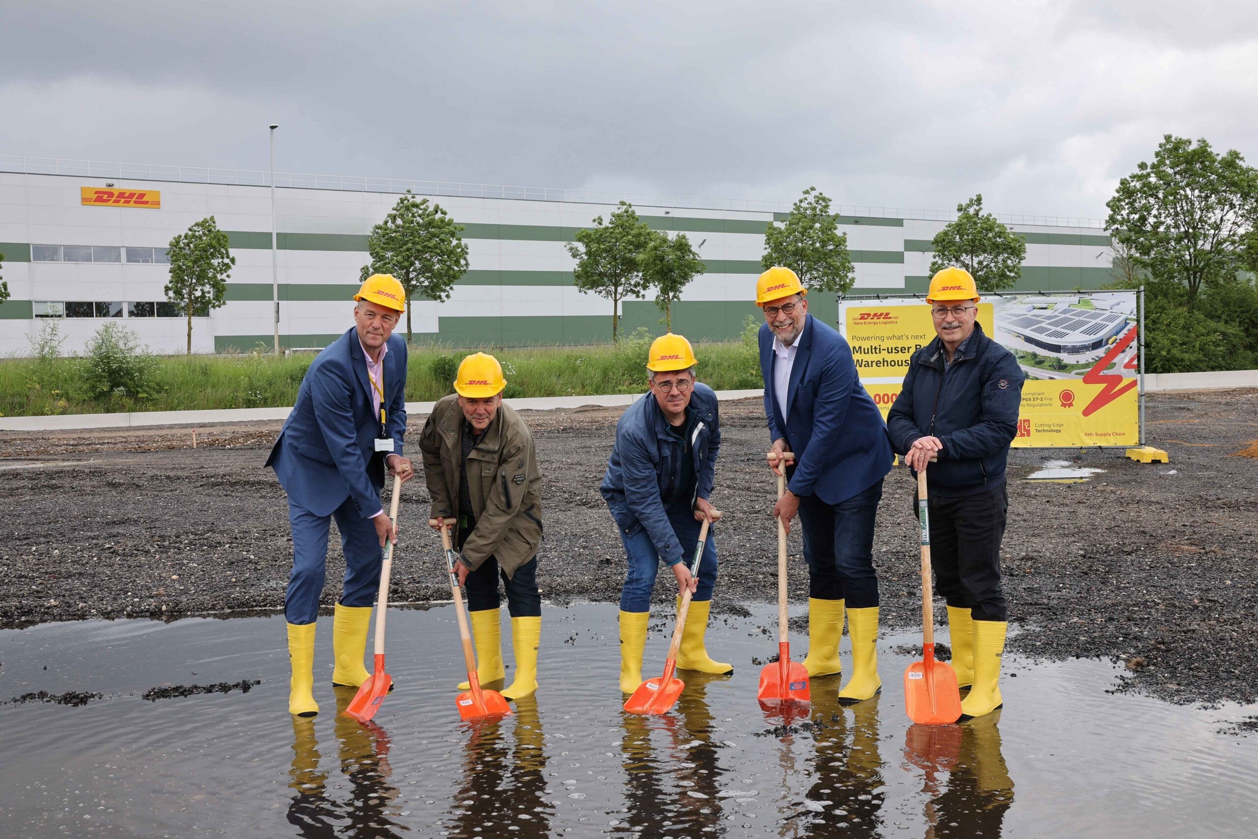 DHL breaks ground on 17,000m² European Battery Logistics Hub in Netherlands