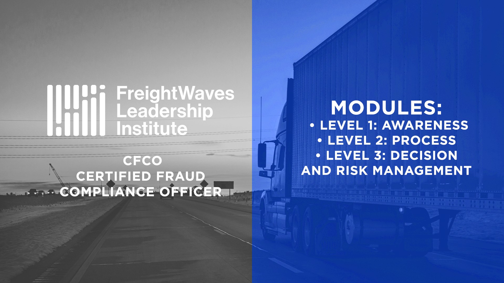 货运业亟需认证欺诈合规官以应对欺诈增长 — FreightWaves