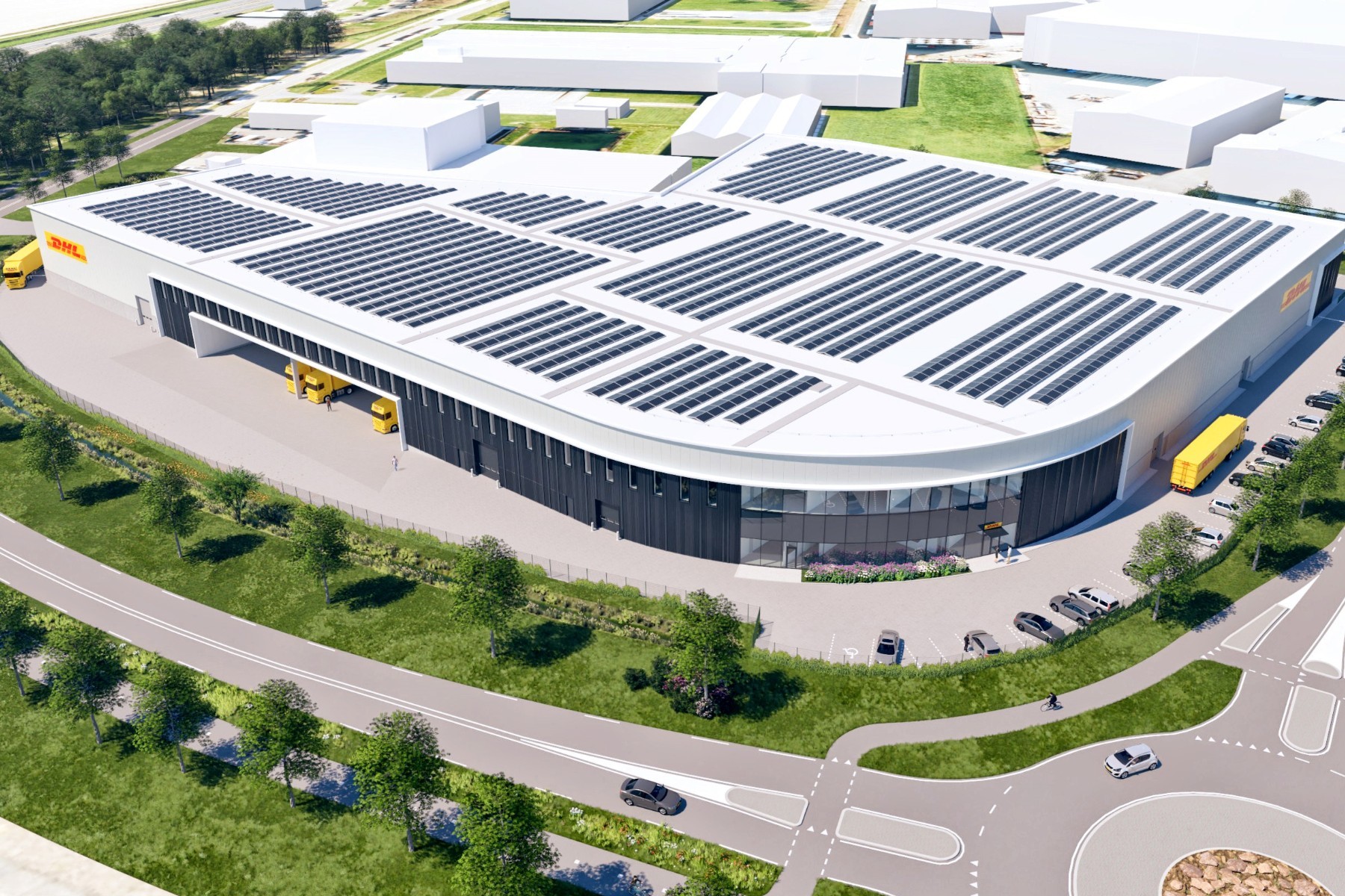 DHL在荷兰霍尔图姆建17000平方米电池物流枢纽，2027年初投运
