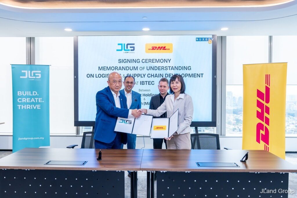 JLand集团与DHL马来西亚合作开发依布拉欣科技城物流设施