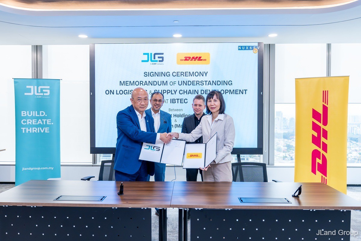 JLand, DHL ink MOU for logistics hub in 7,290-acre IBTEC